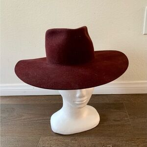 Vintage 100% Wool Lovely Bird Malibu Hat S